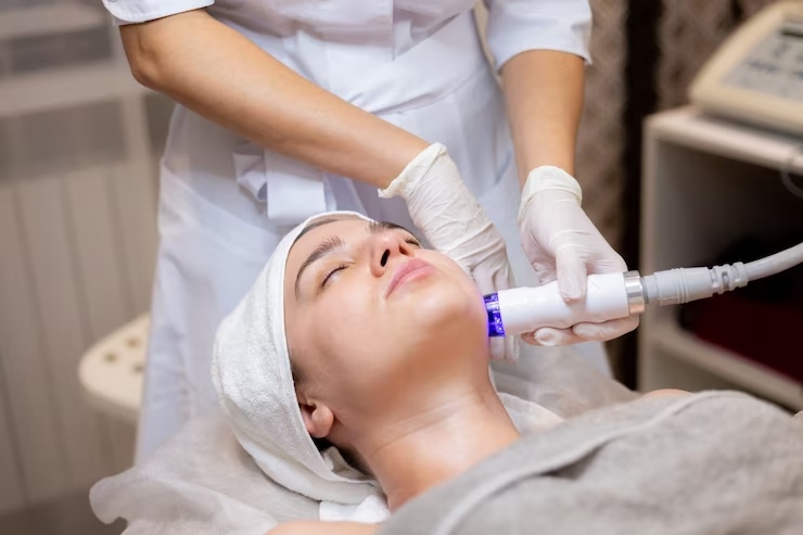 Facial oxy treatment at Keha Skin Clinic for glowing skin